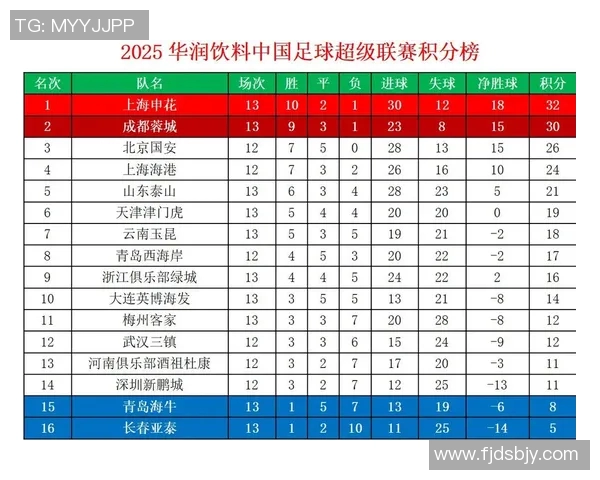中超联赛积分榜分析及未来晋级形势预测与展望